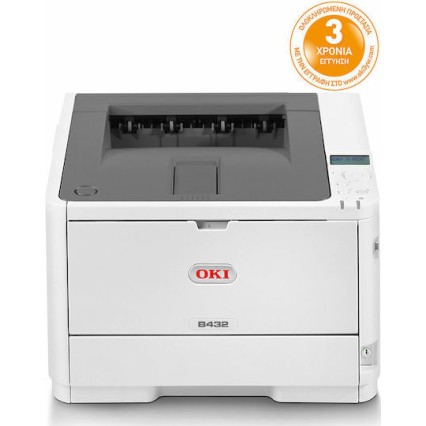 OKI B432dn Ασπρόμαυρος Εκτυπωτής LED με Mobile Print