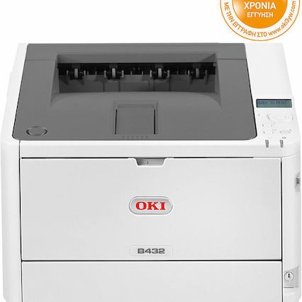 OKI B432dn Ασπρόμαυρος Εκτυπωτής LED με Mobile Print