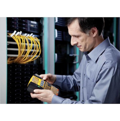 Dymo Rhino 5200 Kit Ηλεκτρονικός Ετικετογράφος Χειρός σε Κίτρινο Χρώμα