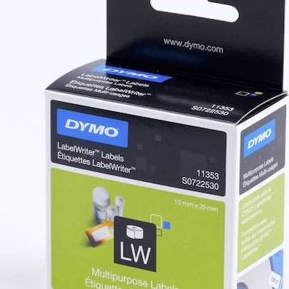 Dymo 11353 1000 Αυτοκόλλητες Ετικέτες σε Ρολό για Εκτυπωτή Ετικετών 24x12mm