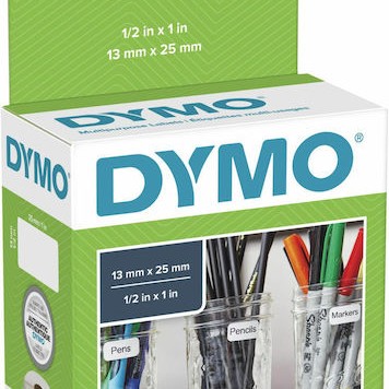 Dymo 11353 1000 Αυτοκόλλητες Ετικέτες σε Ρολό για Εκτυπωτή Ετικετών 24x12mm
