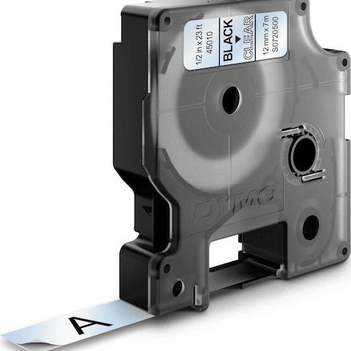 Dymo 45010 Ταινία Ετικετογράφου 7m x 12mm σε Διάφανο Χρώμα