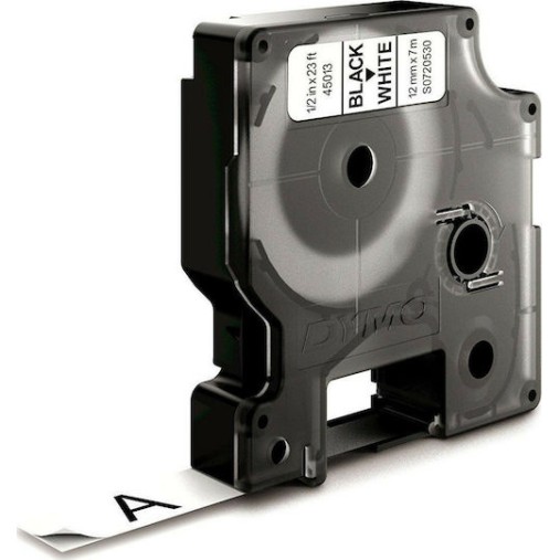 Dymo 45013 Ταινία Ετικετογράφου 7m x 12mm σε Λευκό Χρώμα