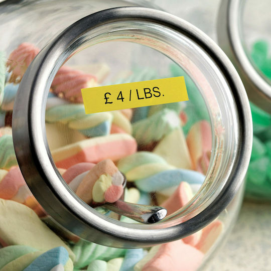 Dymo 45018 Ταινία Ετικετογράφου 7m x 12mm σε Κίτρινο Χρώμα