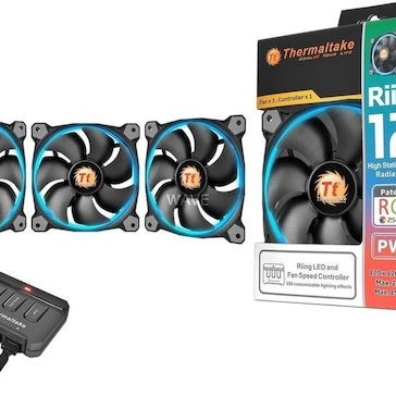 Thermaltake Riing 12 LED Case Fan 120mm με RGB Φωτισμό και Σύνδεση 4-Pin PWM 3τμχ