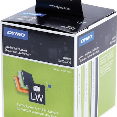 Dymo E4DIY99019 110 Αυτοκόλλητες Ετικέτες σε Ρολό για Εκτυπωτή Ετικετών Dymo LW 310, LW 320, LW 330, LW 400, LW 450, & LW 4XL 190x59mm