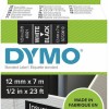 Dymo Ταινία Ετικετογράφου 7m x 12mm σε Μαύρο Χρώμα