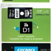 Dymo Ταινία Ετικετογράφου 7m x 12mm σε Μαύρο Χρώμα