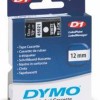 Dymo Ταινία Ετικετογράφου 7m x 12mm σε Μαύρο Χρώμα
