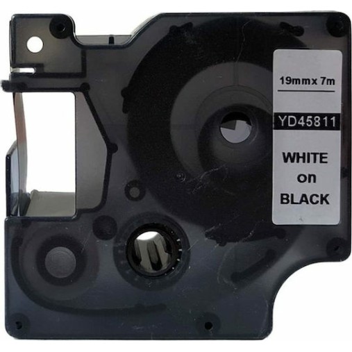 Dymo 45811 Ταινία Ετικετογράφου 7m x 19mm σε Μαύρο Χρώμα