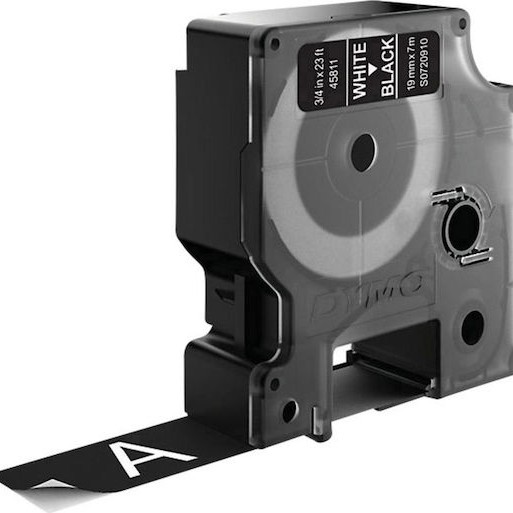 Dymo 45811 Ταινία Ετικετογράφου 7m x 19mm σε Μαύρο Χρώμα