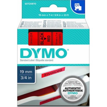 Dymo 45811 Ταινία Ετικετογράφου 7m x 19mm σε Μαύρο Χρώμα