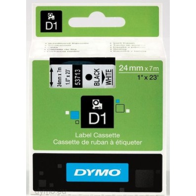 Dymo 53713 Ταινία Ετικετογράφου 7m x 24mm σε Λευκό Χρώμα