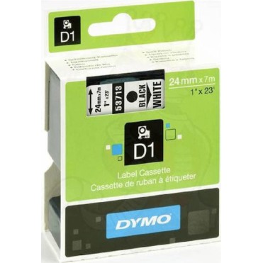 Dymo 53713 Ταινία Ετικετογράφου 7m x 24mm σε Λευκό Χρώμα
