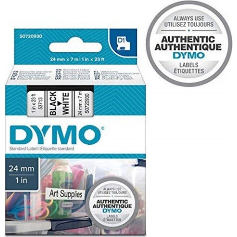 Dymo 53713 Ταινία Ετικετογράφου 7m x 24mm σε Λευκό Χρώμα
