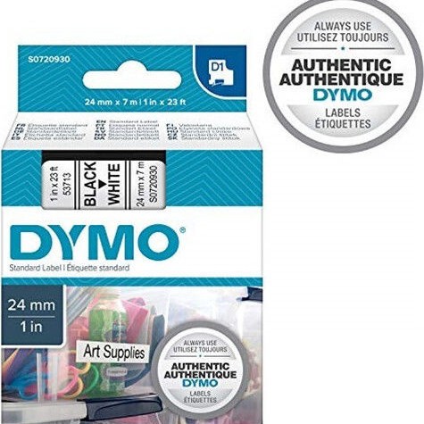 Dymo 53713 Ταινία Ετικετογράφου 7m x 24mm σε Λευκό Χρώμα