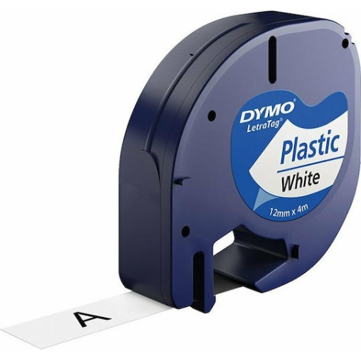 Dymo 91221 Ταινία Ετικετογράφου 4m x 12mm σε Λευκό Χρώμα