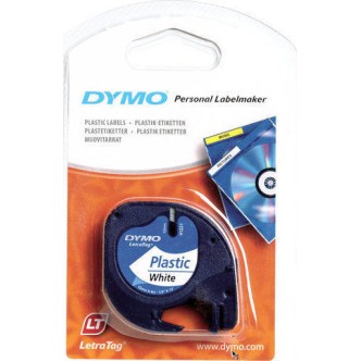 Dymo 91221 Ταινία Ετικετογράφου 4m x 12mm σε Λευκό Χρώμα