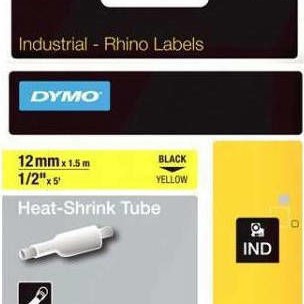 Dymo 18056 Ταινία Ετικετογράφου 1.5m x 12mm σε Κίτρινο Χρώμα