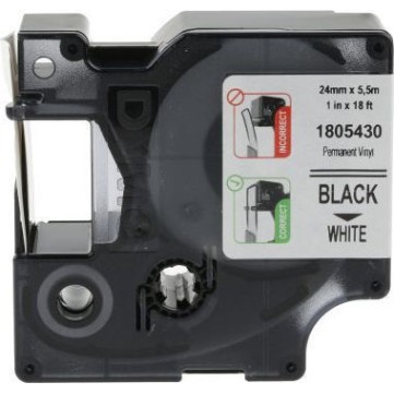 Dymo Ταινία Ετικετογράφου 5.5m x 24mm σε Λευκό Χρώμα