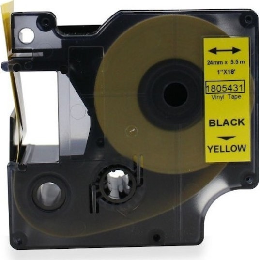 Dymo Ταινία Ετικετογράφου 5.5m x 24mm σε Κίτρινο Χρώμα