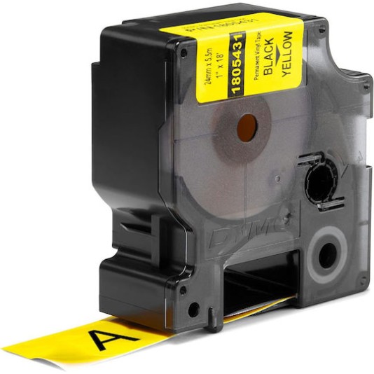 Dymo Ταινία Ετικετογράφου 5.5m x 24mm σε Κίτρινο Χρώμα