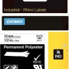 Dymo IND Permanent Polyester Ταινία Ετικετογράφου 5.5m x 12mm σε Λευκό Χρώμα
