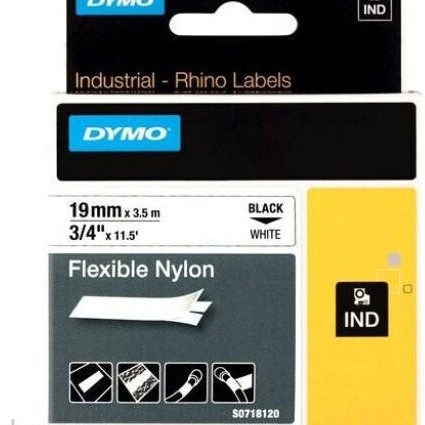 Dymo 18489 Ταινία Ετικετογράφου 3.5m x 19mm σε Λευκό Χρώμα