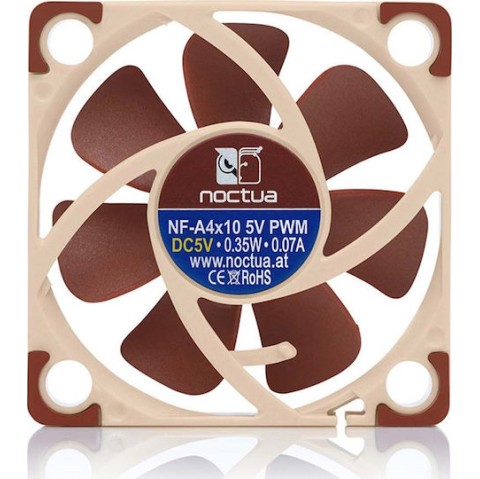 Noctua NF-A4X10 5V FLX Case Fan 40mm με Σύνδεση 3-Pin Καφέ