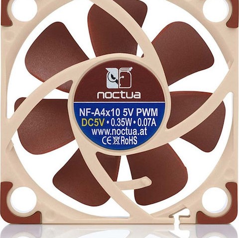 Noctua NF-A4X10 5V FLX Case Fan 40mm με Σύνδεση 3-Pin Καφέ