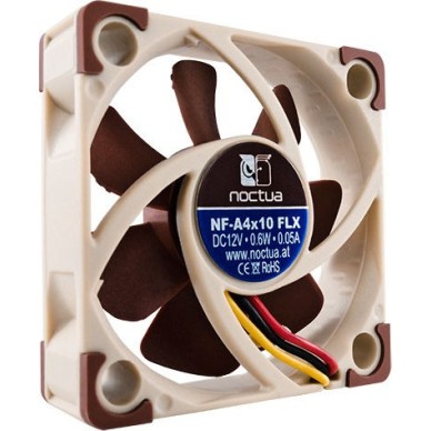 Noctua NF-A4X10 5V FLX Case Fan 40mm με Σύνδεση 3-Pin Καφέ