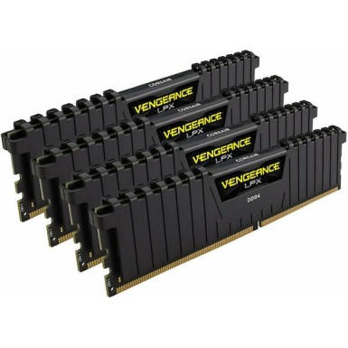 Corsair Vengeance LPX DDR4 64GB RAM με 4x16GB Modules και Ταχύτητα 2400 για Desktop