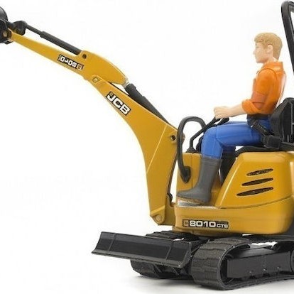 Bruder Εκσκαφέας Υδραυλικός JCB με Χειριστή για 3+ Ετών