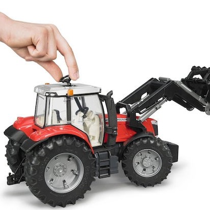 Bruder Φορτωτής Massey Ferguson 7600 για 4+ Ετών
