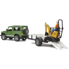 Bruder Σετ με Αυτοκίνητο Land Rover για 3+ Ετών