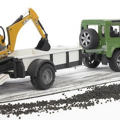 Bruder Σετ με Αυτοκίνητο Land Rover για 3+ Ετών