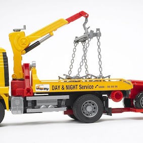 Bruder Γερανός Man Οδικής Βοήθειας με Γερανό & Τζιπάκι για 4+ Ετών