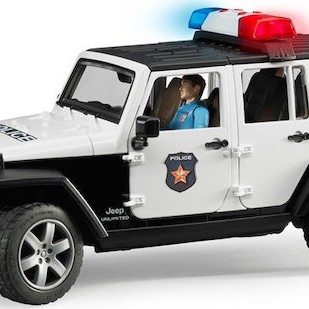 Bruder Αυτοκινητάκι Wrangler Αστυνομίας για 3+ Ετών