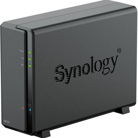 Synology DiskStation DS124 NAS για ένα HDD/SSD
