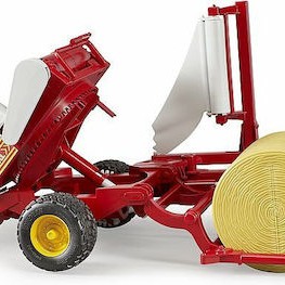 Bruder Bale Wrapper With Round Bales