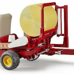 Bruder Bale Wrapper With Round Bales