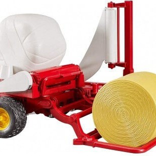 Bruder Bale Wrapper With Round Bales