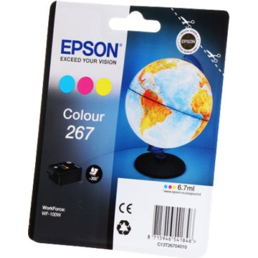 Epson 267 Γνήσιο Μελάνι Εκτυπωτή InkJet Πολλαπλό (Color) (C13T26704010)