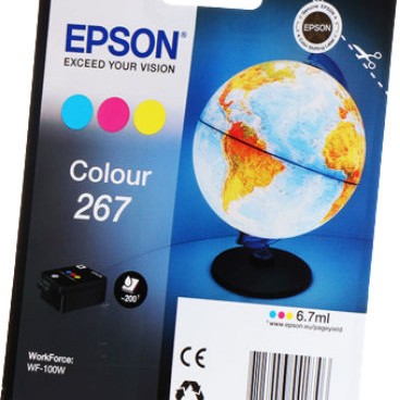 Epson 267 Γνήσιο Μελάνι Εκτυπωτή InkJet Πολλαπλό (Color) (C13T26704010)