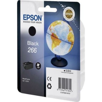 Epson 266 Γνήσιο Μελάνι Εκτυπωτή InkJet Μαύρο (C13T26614010)