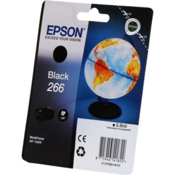 Epson 266 Γνήσιο Μελάνι Εκτυπωτή InkJet Μαύρο (C13T26614010)