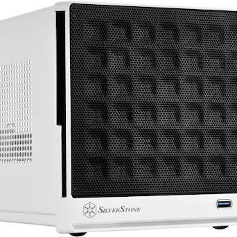 Silverstone Sugo SG13WB Cube Κουτί Υπολογιστή Λευκό