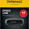 Intenso Speed Line 64GB USB 3.0 Stick Μαύρο