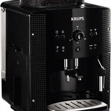 Krups Αυτόματη Μηχανή Espresso 1450W Πίεσης 15bar με Μύλο Άλεσης Μαύρη EA8108