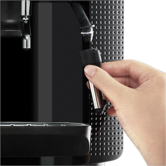 Krups Αυτόματη Μηχανή Espresso 1450W Πίεσης 15bar με Μύλο Άλεσης Μαύρη EA8108